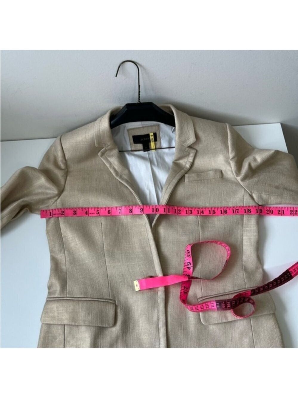 J. Crew Regent Blazer In Metallic Linen Size 4 - Picture 12 of 13